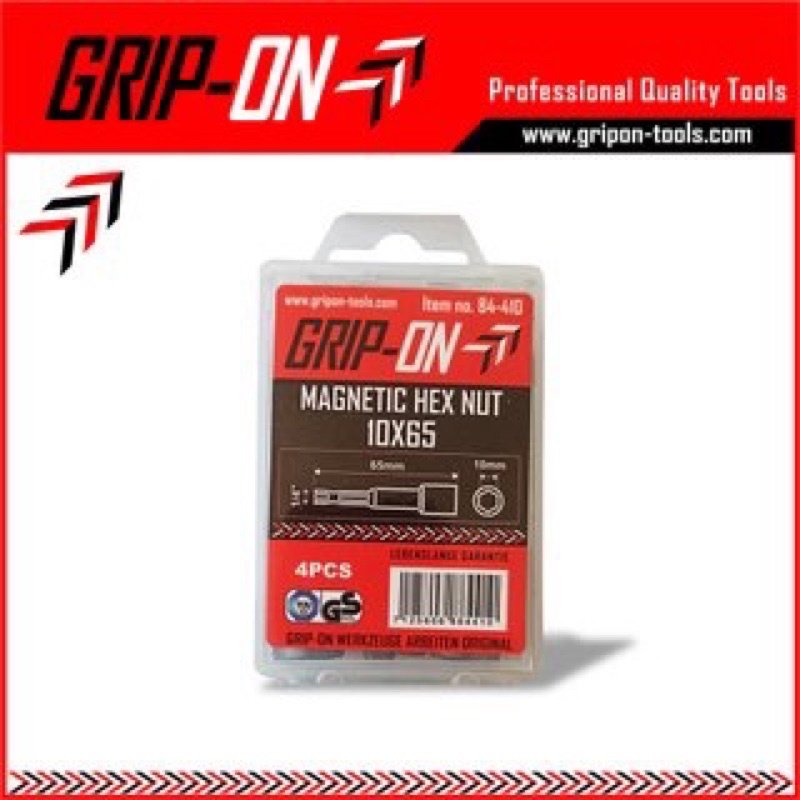 GRIP-ON 84-410 MAGNETIC HEX NUT 10x65MM KUNCI MATA BOR ROOFING ROUFING