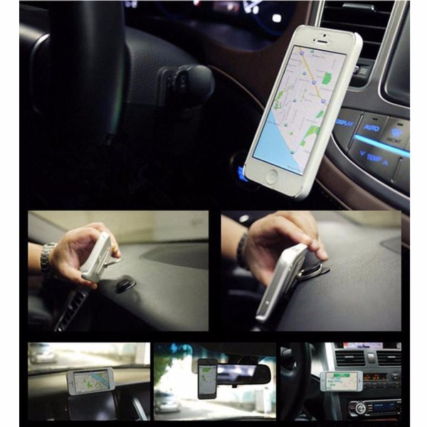 Ring Hook Holder Sticker Paste For Handphone On Dashboard Mobil / Kaca Mobil