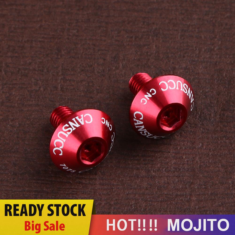 2pcs Baut M5X10Mm Bahan Aluminum Untuk Holder Botol Minum Sepeda