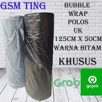 

Wraping Bubble Wrap Hitam Mulia Pack Uk 1,25M X 50M / 1 Roll / Gulungan