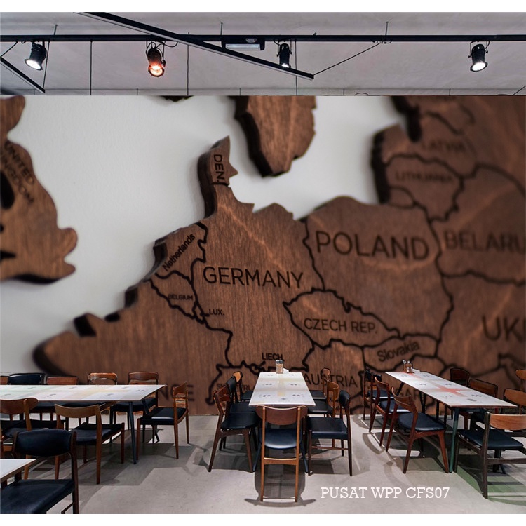 BERKWALITAS HD  wallpaper Cafe - Wallpaper Cafe Stiker dinding- Wallpaper Cafe coffee, cafe 3D