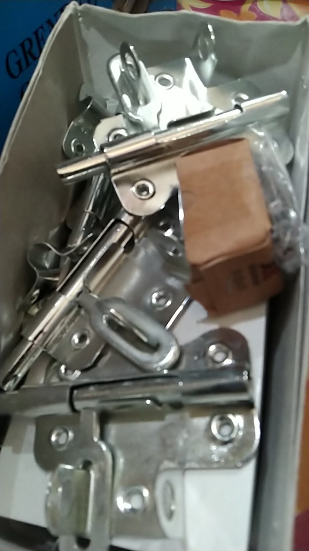 Grendel Overpal 2- 3/4 In Gembok Slot Pengaman Pintu Jendela Gudang 2 Inch 3 Per 4 Gerendel Selot