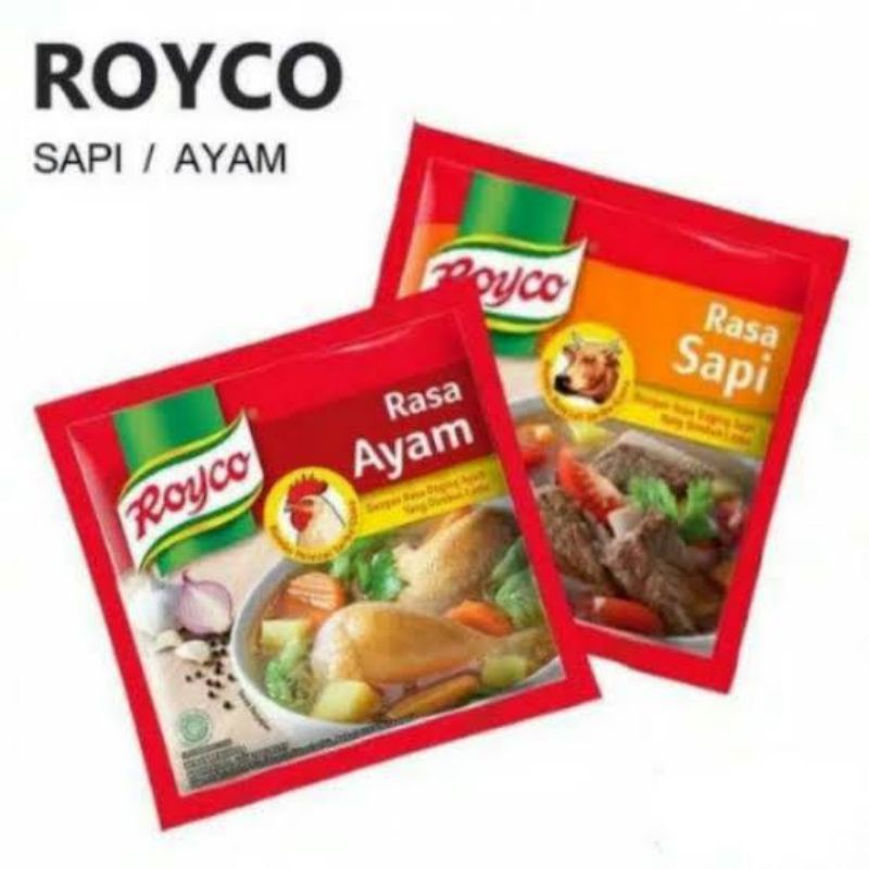 

Royco Ayam atau Royco Sapi per Sachet