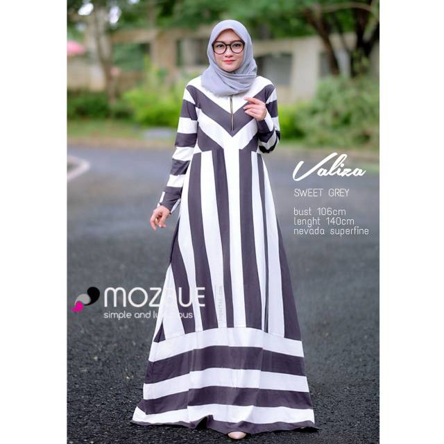 Gamis Valiza Dress Original Mozbue