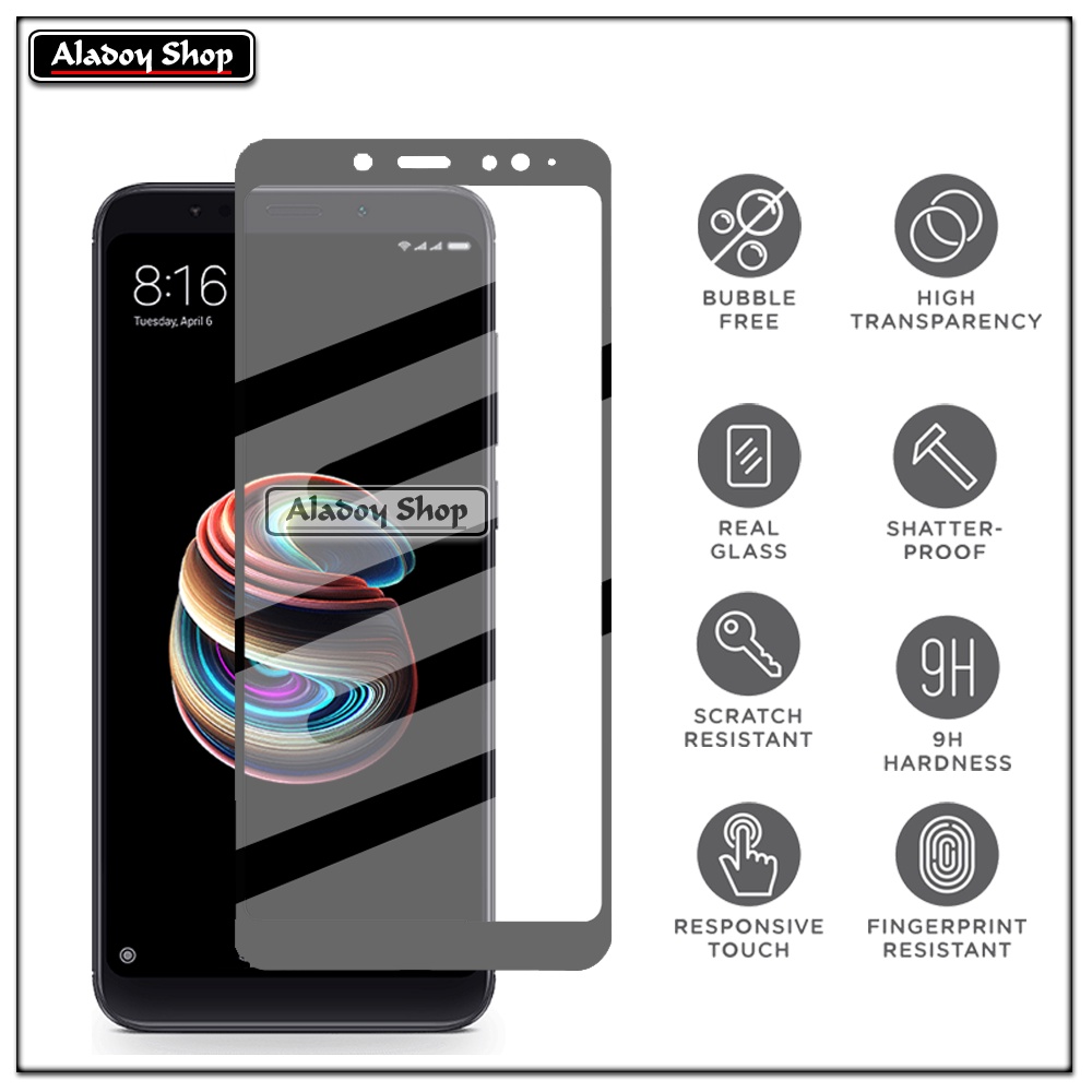 Tempered Glass Xiaomi Redmi Note 5 / 5 Pro Anti Gores Layar Screen Protector