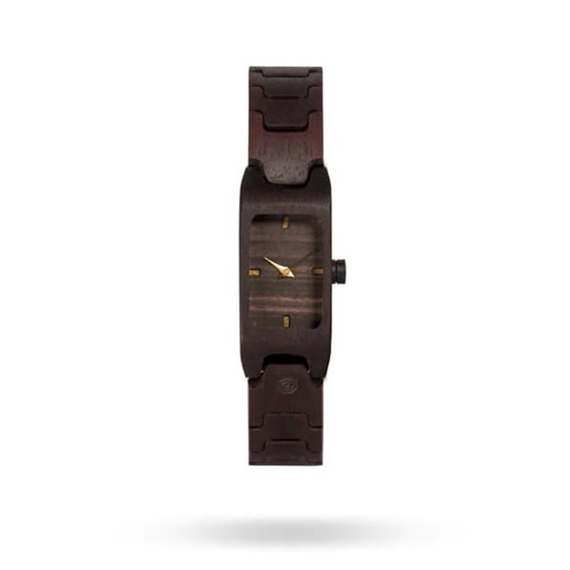Matoa Mori Jam Tangan Kayu Pria/Wanita/Unisex - Ebony