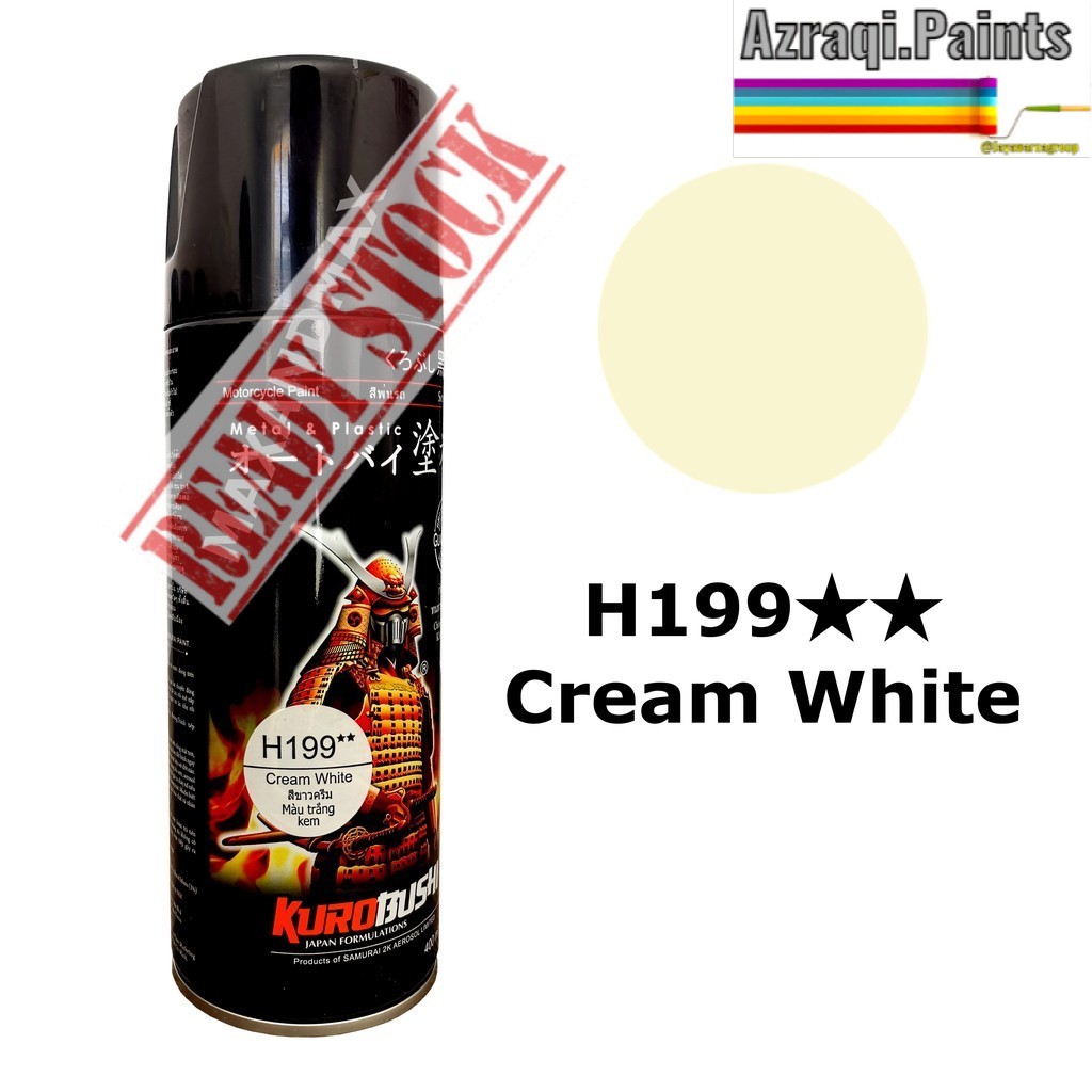 

Samurai Paint Cream White H199 400 ml - Cat Semprot