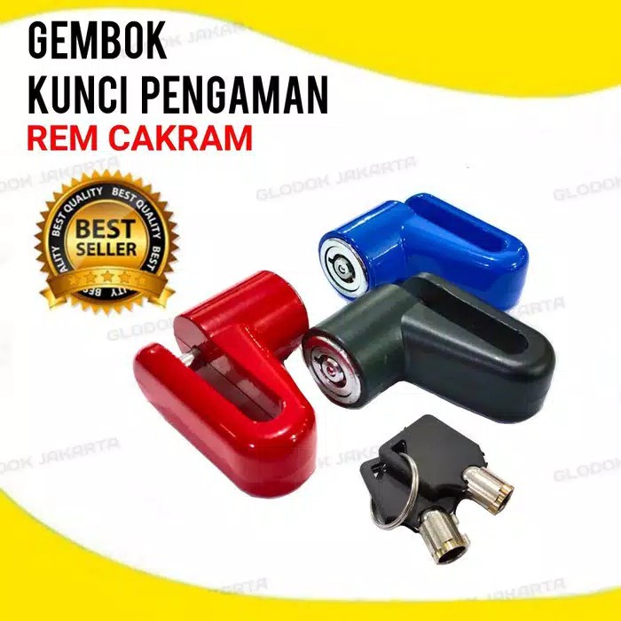 Kunci Gembok Motor Pengaman Rem Cakram Disc Brake Disk Lock Sepeda