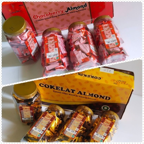 

Coklat Isi Kacang Almond 1 Toples