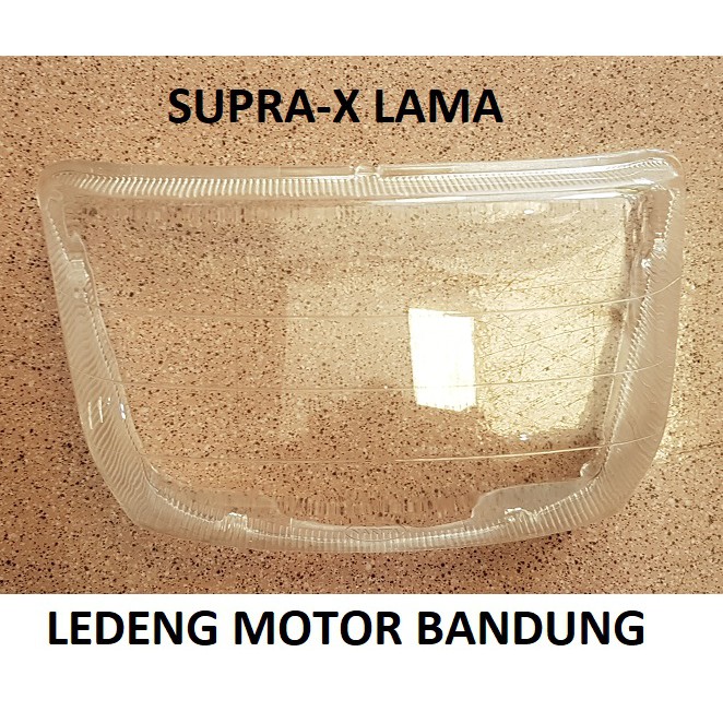 Kaca Depan Supra X Lama Mika Lampu Head Lamp Lokal