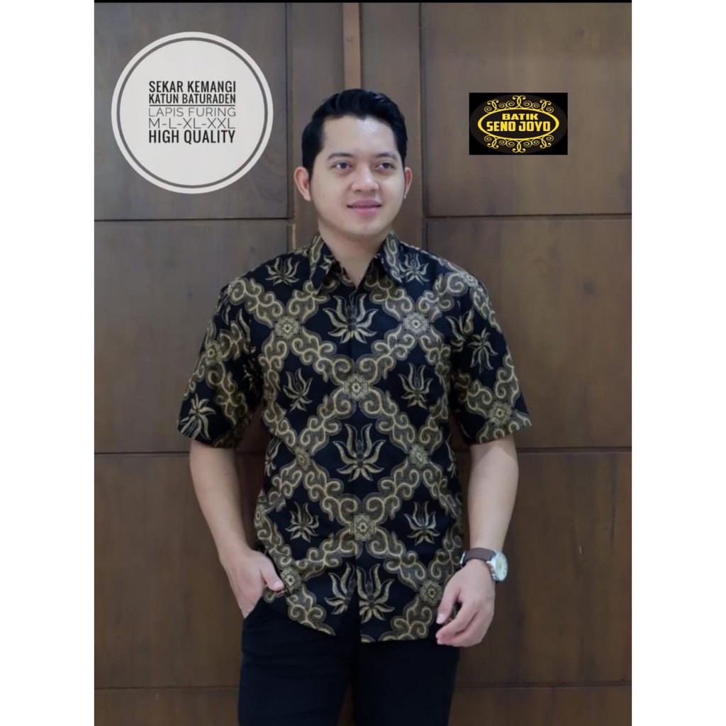 Promo Sekar Kemangi Kemeja Batik Pria Atasan Batik Baju Batik Pria Batik Modern By Seno Joyo bGwNZJiQ5Yq3qA