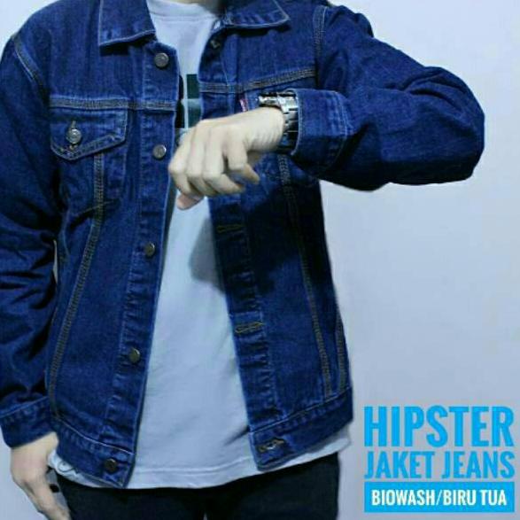 Big Sale.. JAKET JEANS LEVIS PRIA  BIOWASH/BIRU TUA