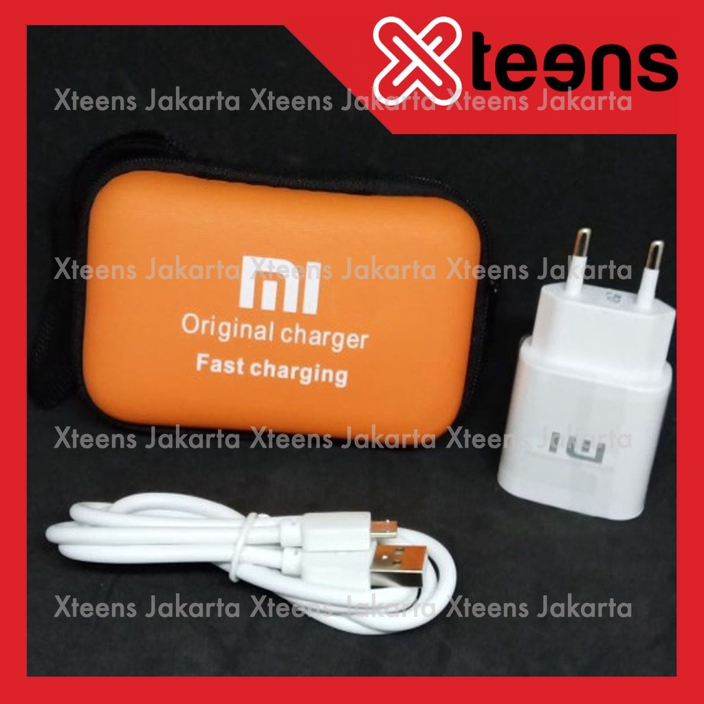 TC / Travel Charger Xiaomi+ Packingan Dompet Import For Micro Usb TIPE C Fast Charging.