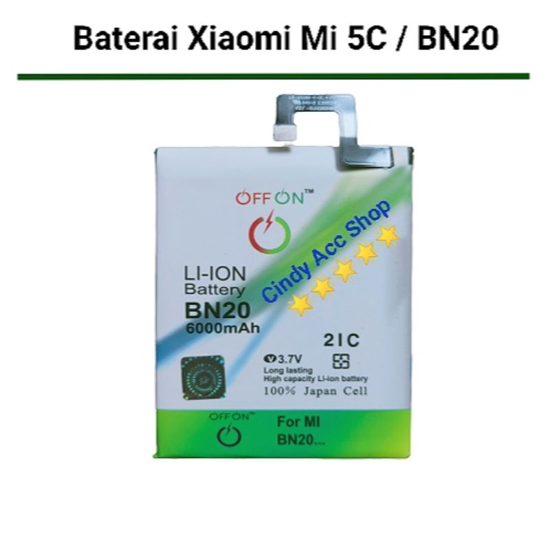 Baterai Batre Redmi 5C Mi 5C Mi5C BN20 Battery Double power