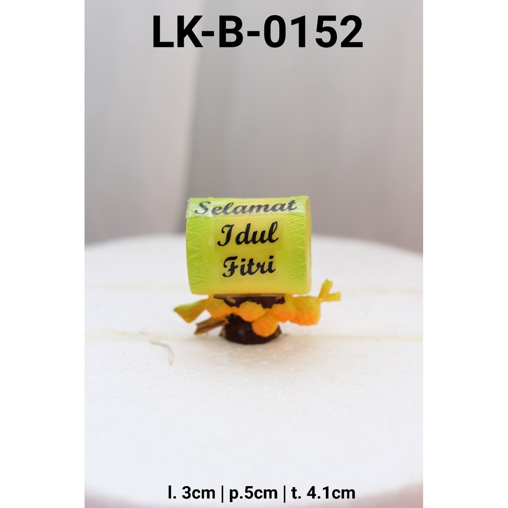 LK-B-0152 Topper mainan Lain2 Lokal Bedug kecil idul fitri yamama baking