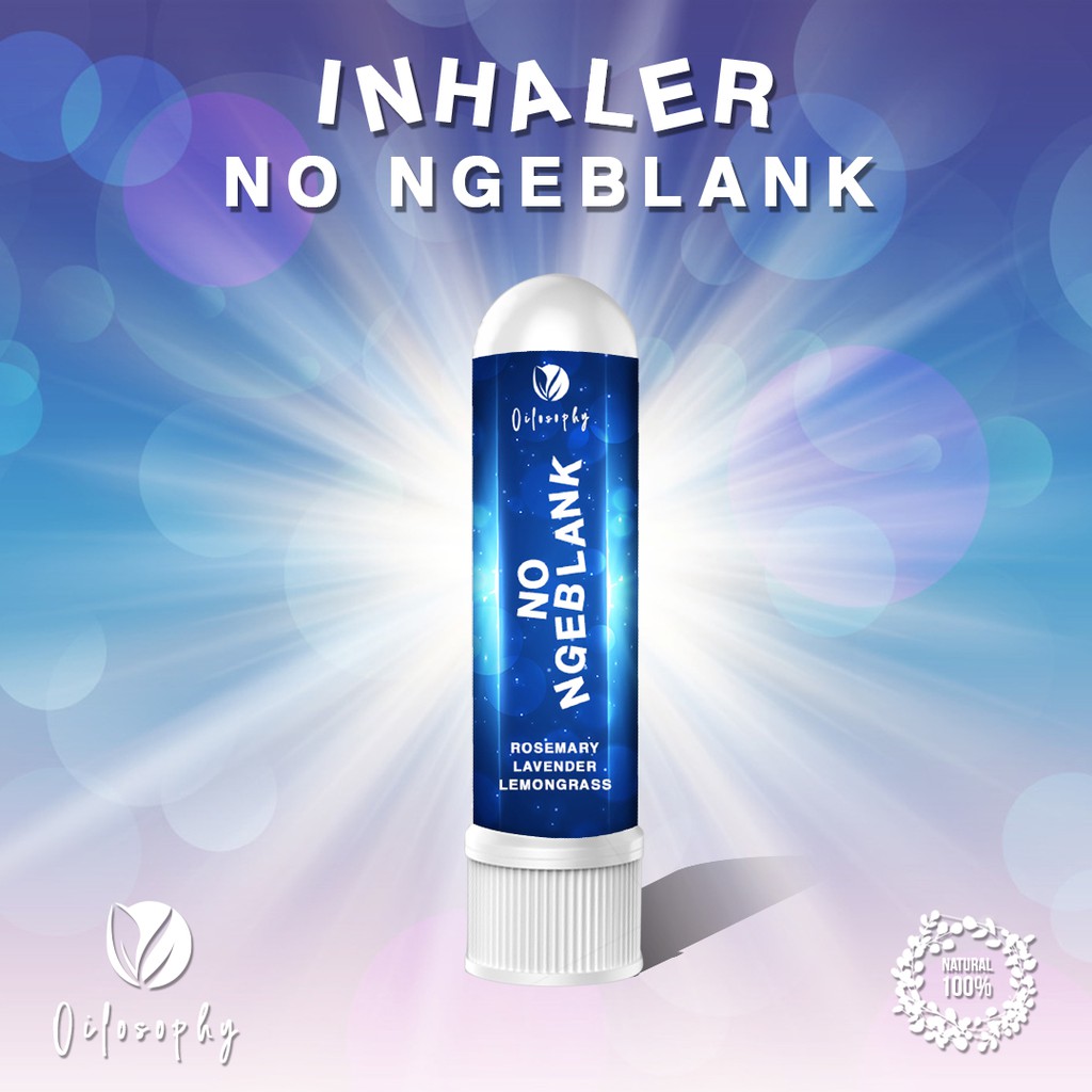 INHALER ESENTIAL OIL PENINGKAT FOKUS | HERBAL | AROMATERAPI | BUKAN DIFFUSER | KESEHATAN | PERAWATAN