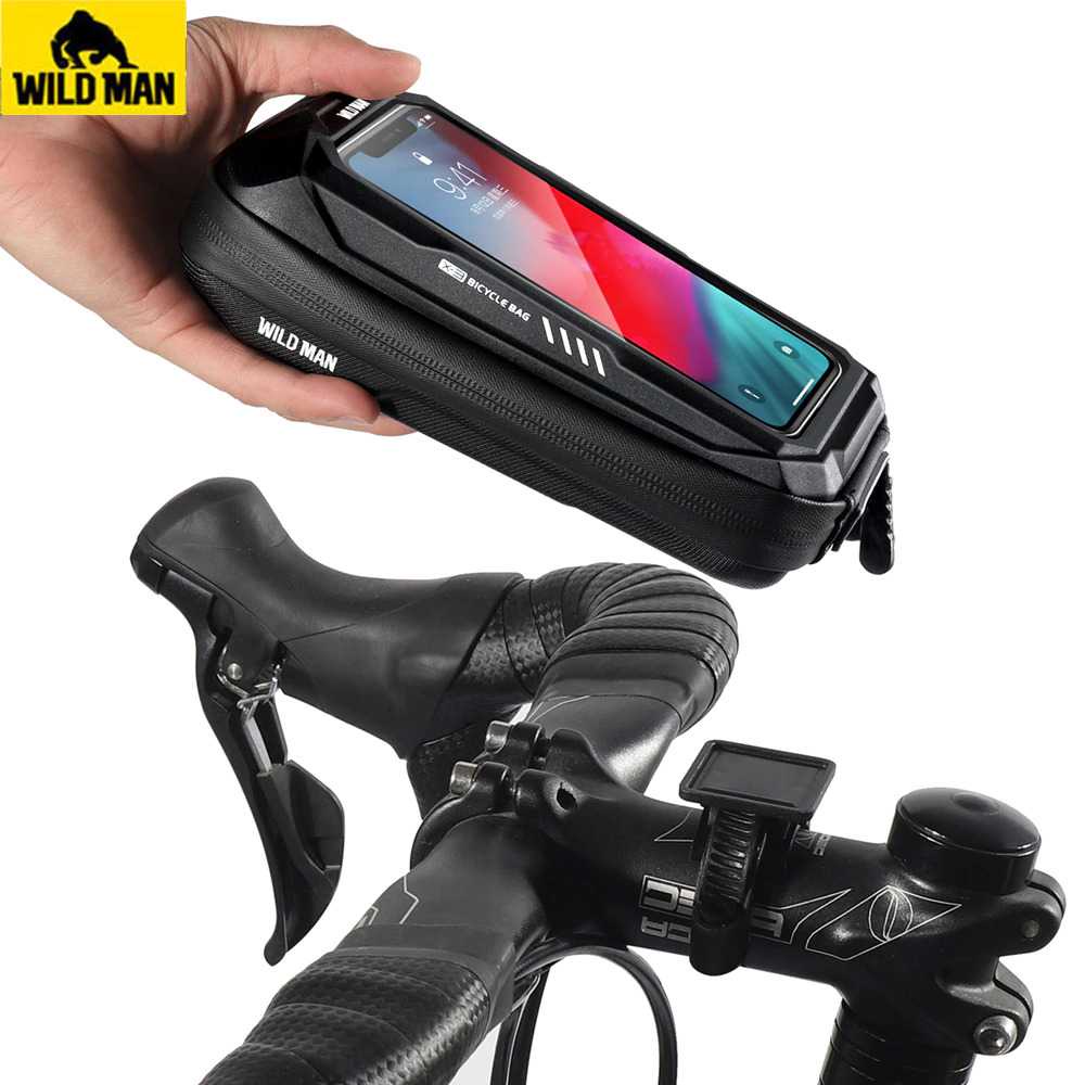 TG-JD WILD MAN Tas Sepeda Smartphone Case Handlebar Waterproof 0.5L - X-3