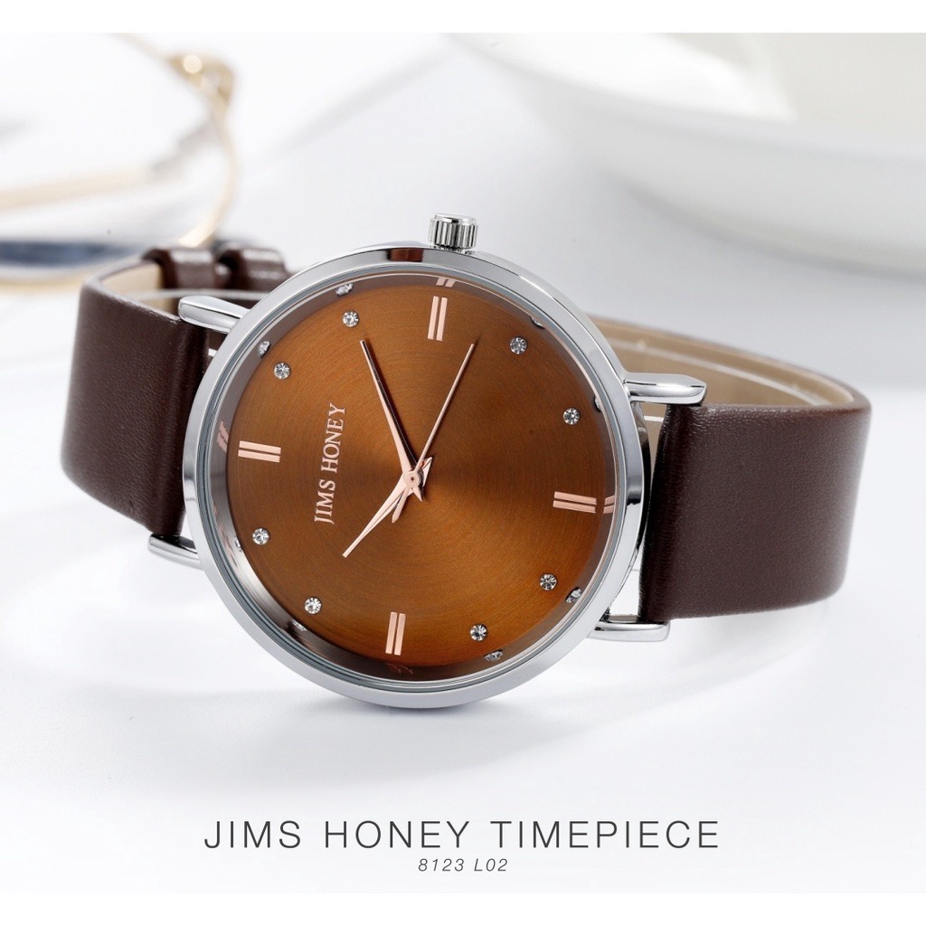 Jims Honey - Jam Tangan Wanita Kode 8123-8123L02 BROWN