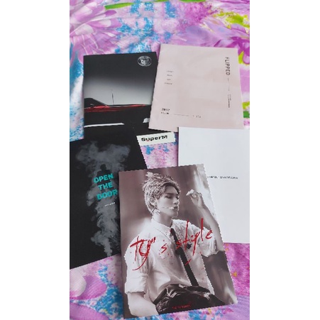 Mini Photobook Taeyong from fansite: Fan Union, Tyrant Syndrome, The Patronus, Mint a Boy, Mini Phot