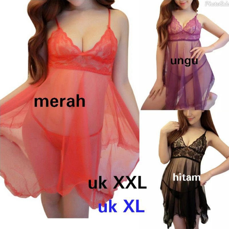 Lingerie Jumbo + gstring uk XL &amp; XXL - Lingerie set seksi#promo