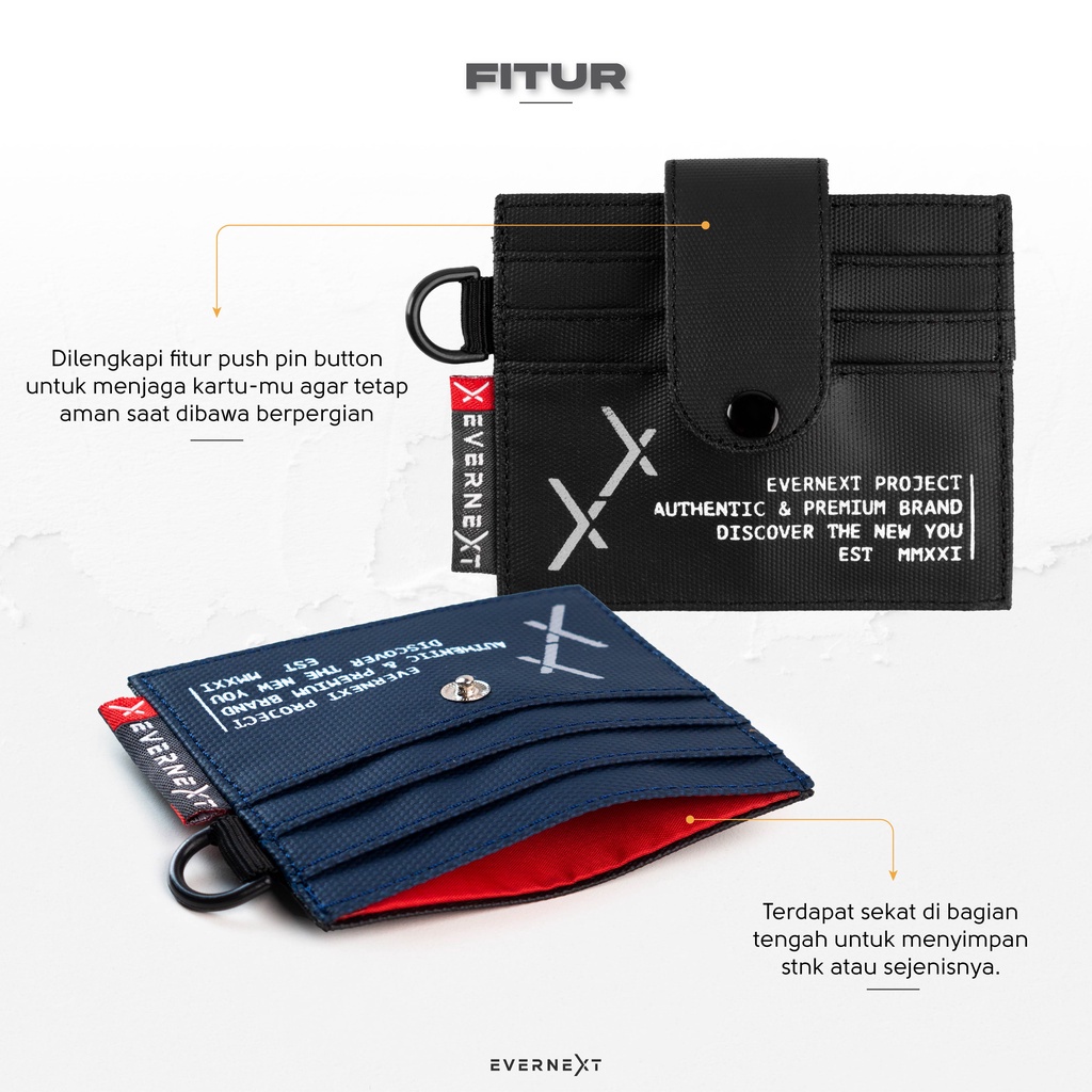 Tas Kalung Leher Waterproof Dompet Kartu Card Holder Anti Air Tas Selempang Gantung Leher Mini Pria Wanita Multifungsi