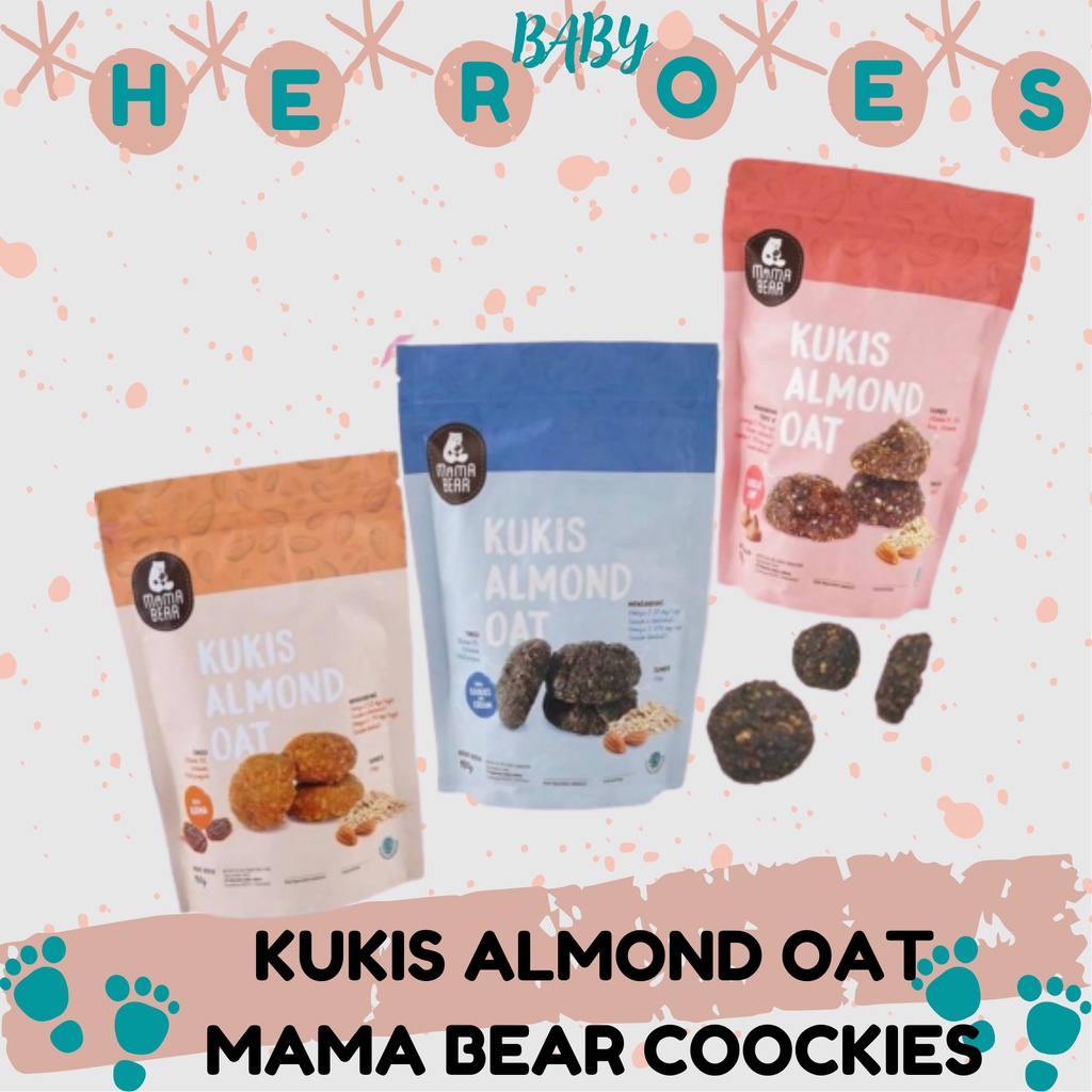 KUKIS ALMOND OAT MAMA BEAR COOCKIES