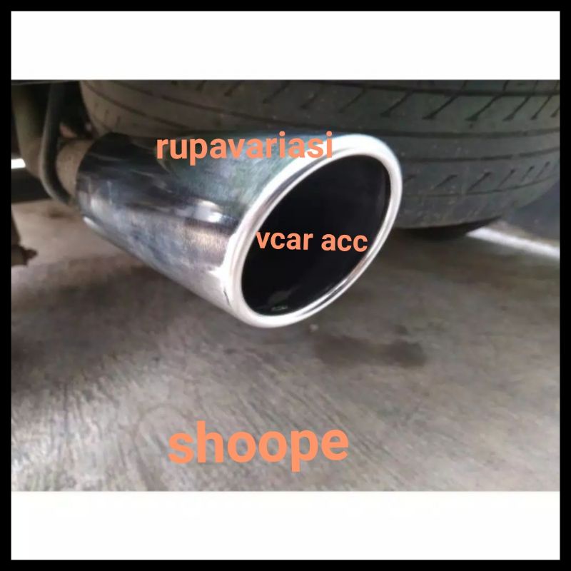 muffler BUNTUT ujung knalpot MOBIL TOYOTA avanza / XENIA 2004 sampai 2022 2005 2006 2007 2008 2009 2010 2011 model orisinil