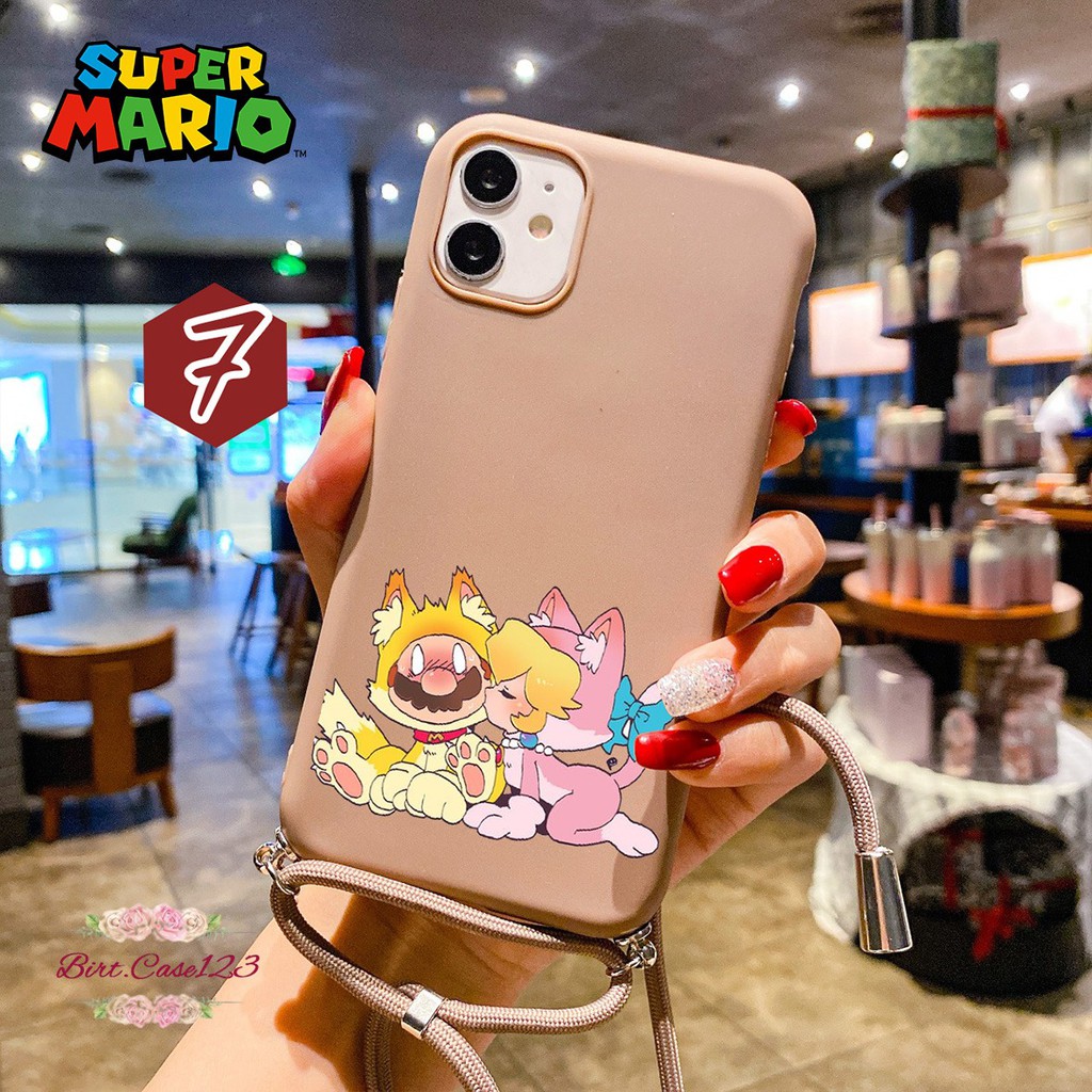 Softcase Slingcase Tali Lanyard Candy SUPER MARIO Oppo A5S A7 A12 F9 F3 A77 F5 F11 Pro BC3916