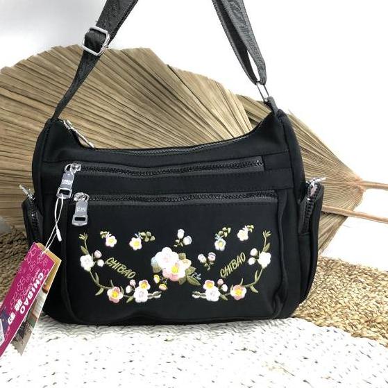 ➧ Tas chibao bordir bunga 8896 788 import ♪