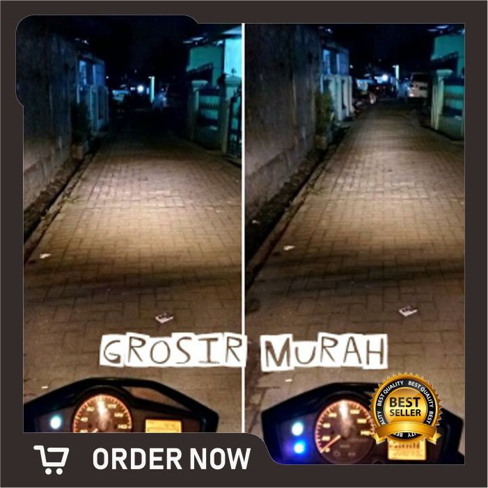 LAMPU UTAMA LED H4/HS1 KUNING LUMINOS LED