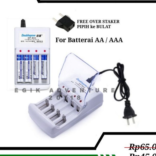 Baterai Cas AA/AAA | Cas2an Untuk Baterai AA/AAA (Pembelian Khusus Jawa Bali)