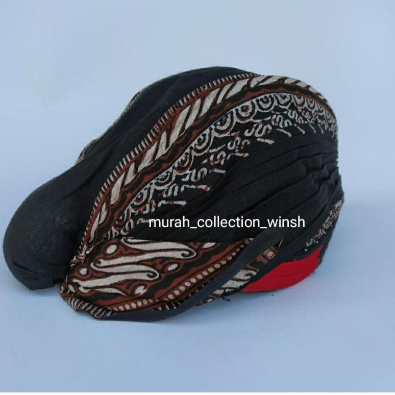 {RU.01Jl22q} Set Baju lurik pria + blangkon jogja lipat || baju adat jawa || baju jawa || Surjan lur