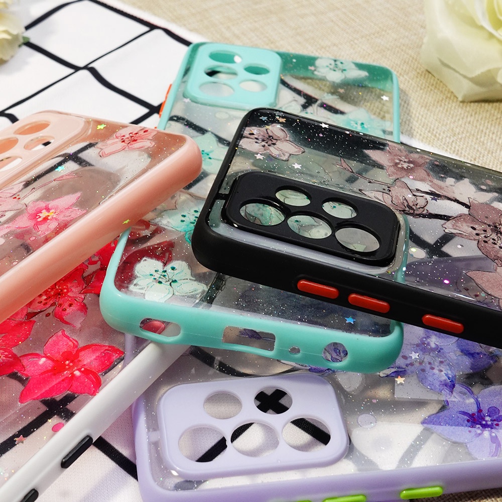 SOFTCASE MOTIF BUNGA SAMSUNG A02 A22 A22 5G A52 A72 J2 PRIME A3S A9 2020 A5 2020 C20 4G Y17 Y15 Y12 NOTE 9 M3 X3 CASE FLORIST