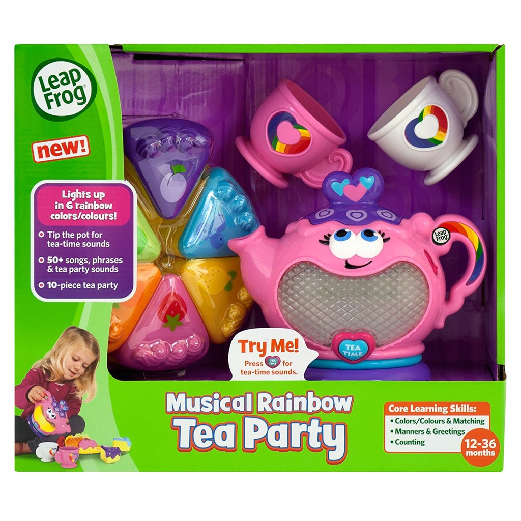 LeapFrog Musical Rainbow Tea Set Educational Toys