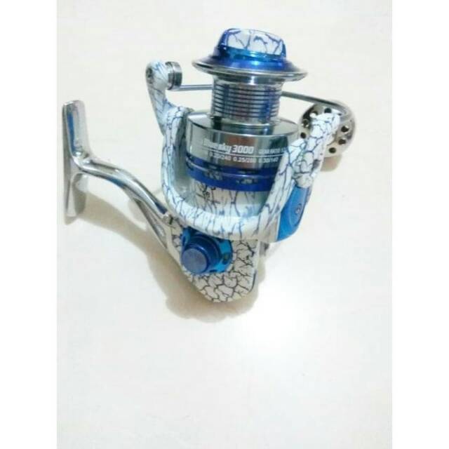 Rel aiwa blue sky / batik metal body 3000