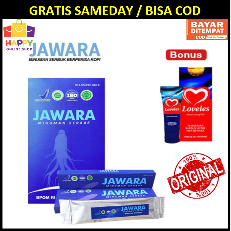 JAWARA Minuman Herbal Ginseng Merah Supelemen Untuk Kesehatan Pria Dijamin Original