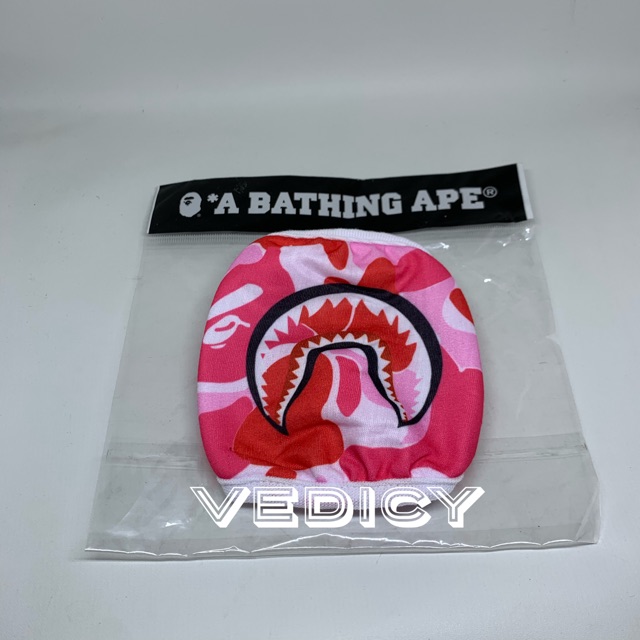 MASKER BAPE A BATHING APE SHARK PINK MASKER KESEHATAN ANTI DEBU CORONA