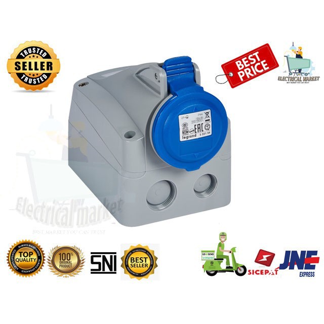 LEGRAND SURFACE 555254 Mounting Sockets 32A 3 Pin