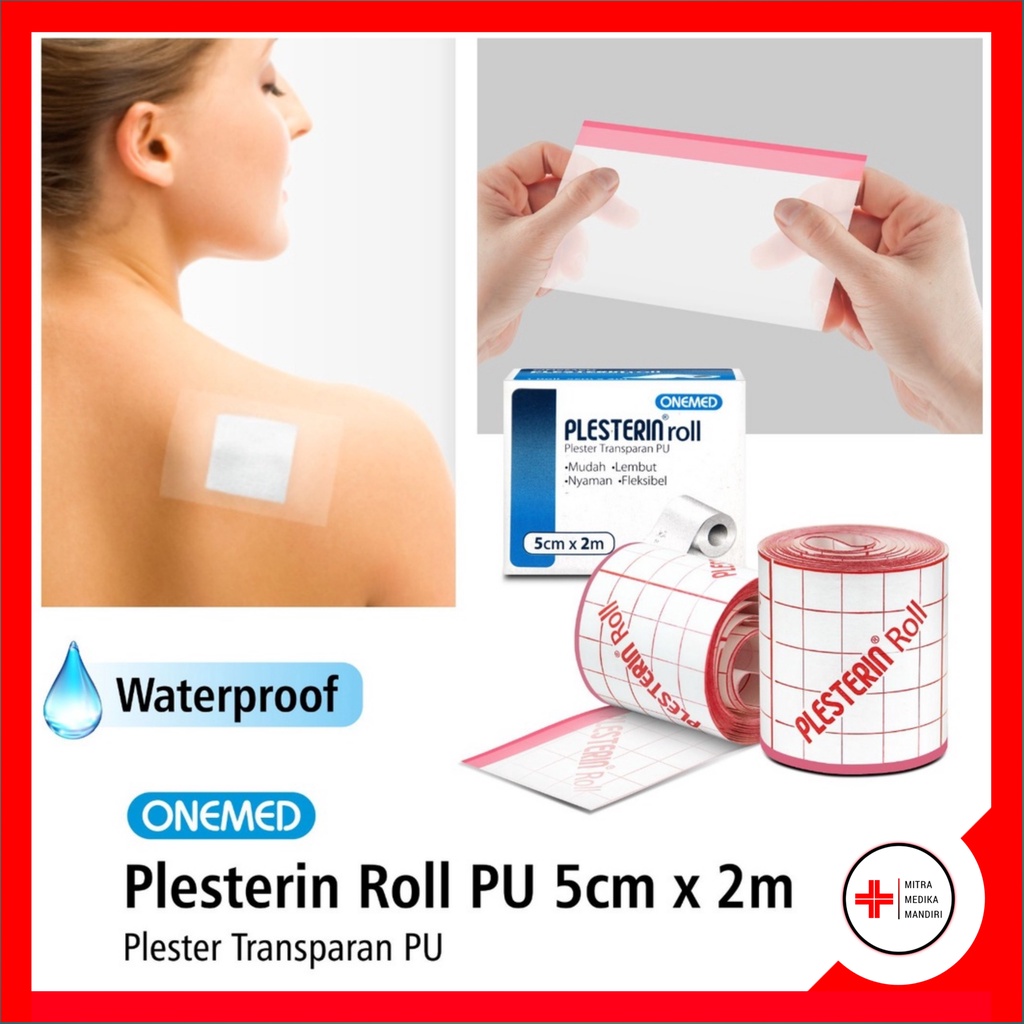 Jual Onemed Plesterin Roll PU Plester Luka 5cm X 2m Shopee Indonesia