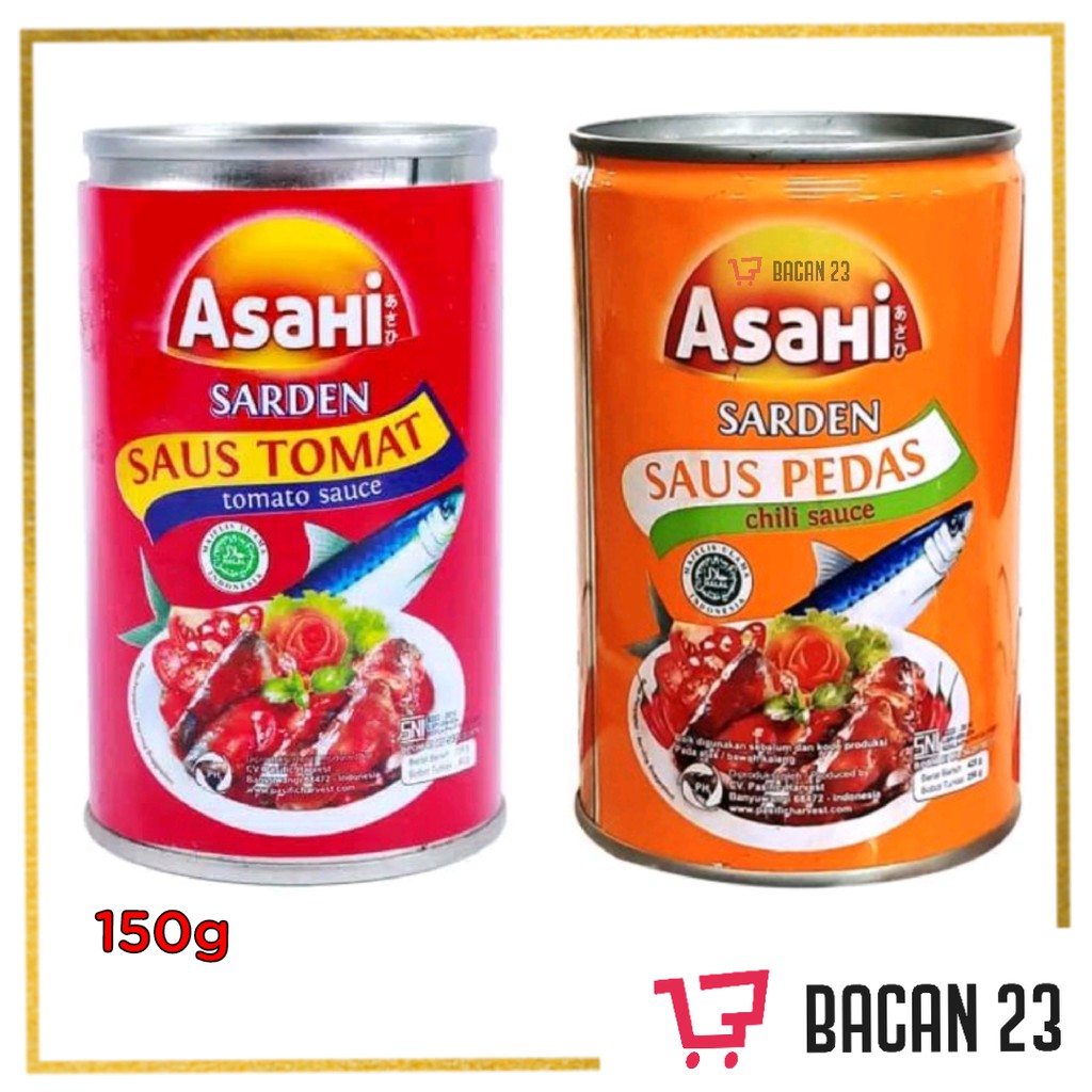 

Asahi Sarden Saus Tomat - Pedas 155gr / Ikan Kaleng / Bacan 23-Bacan23