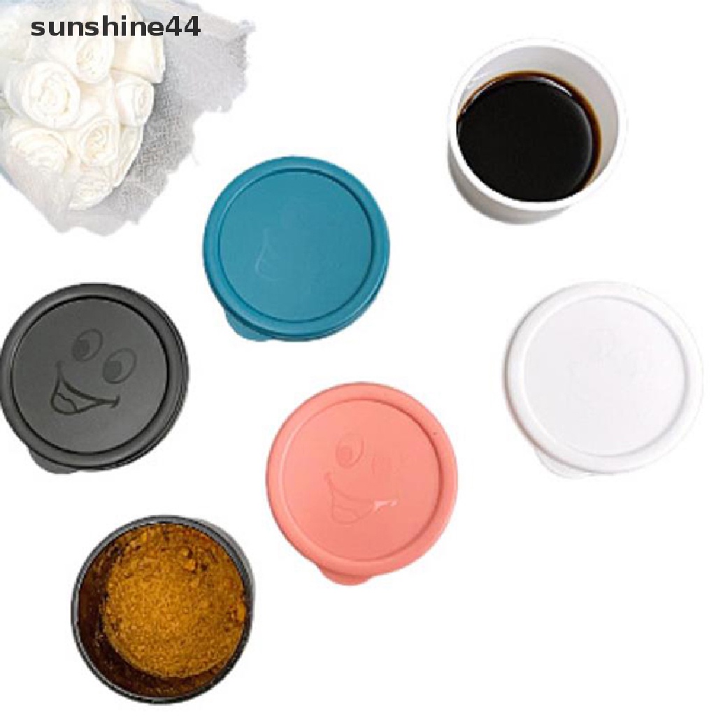 Sunshine Kotak Makan / Saus Reusable Dengan Tutup Kecil