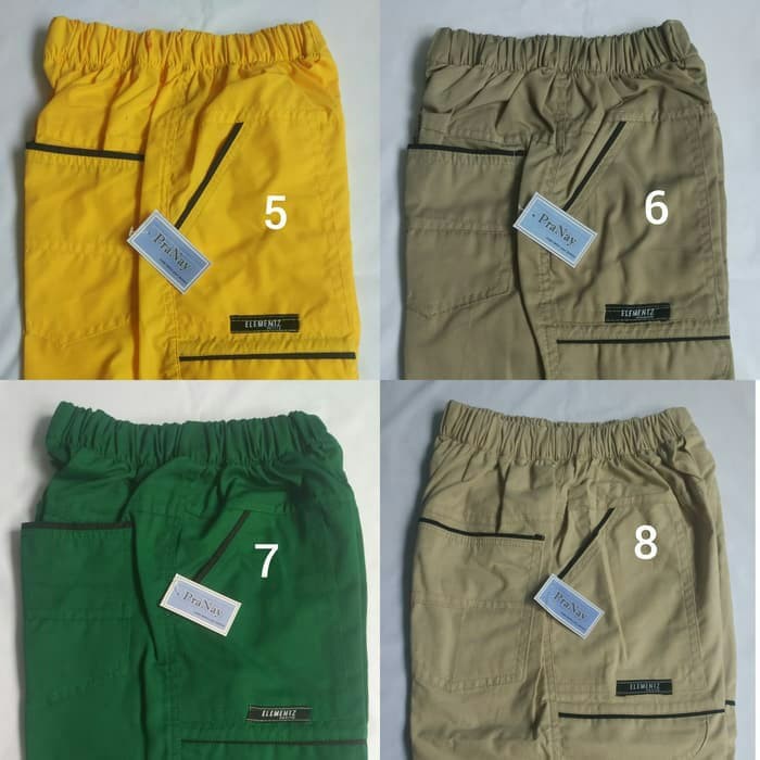 celana pendek / kolor anak laki umur 11 - 14 tahun
