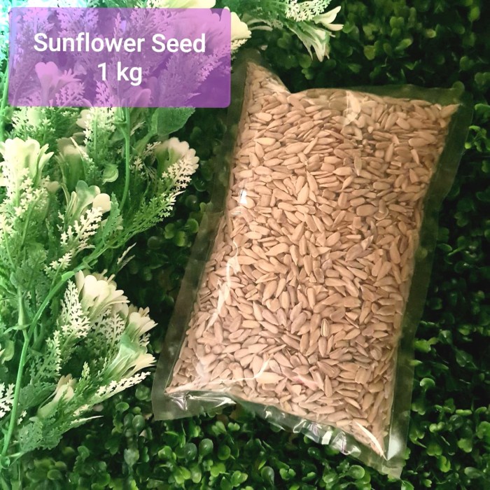 

q20w1q1qw Biji Bunga Matahari Mentah / Raw Sunflower Seed - 1 Kg Dscscv