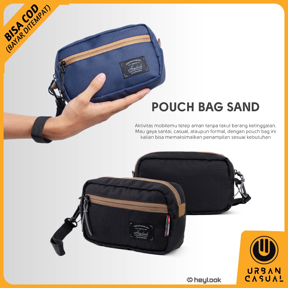 W12 Business Clutch Model Roma Tas tangan Pria Pouch Bag UH8