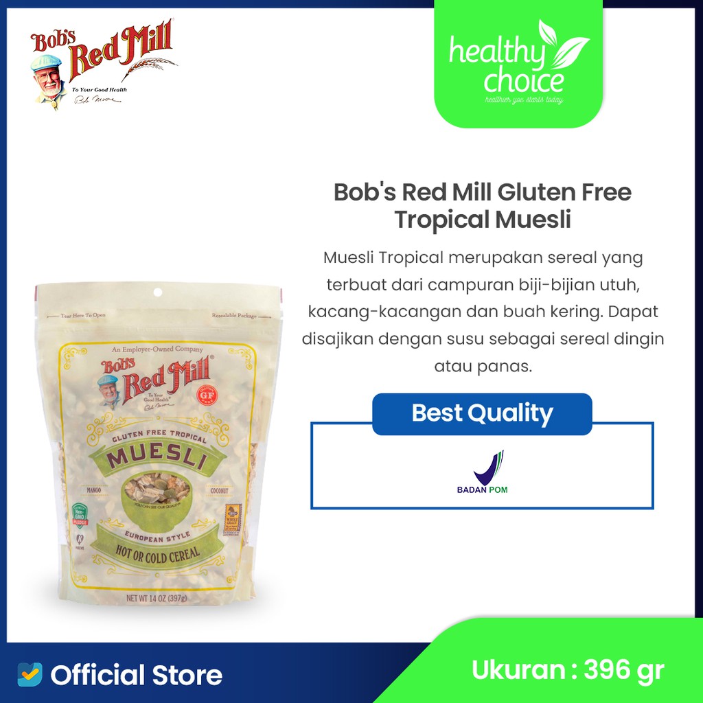 

Bob's Red Mill Gluten Free Tropical Muesli 396 gr
