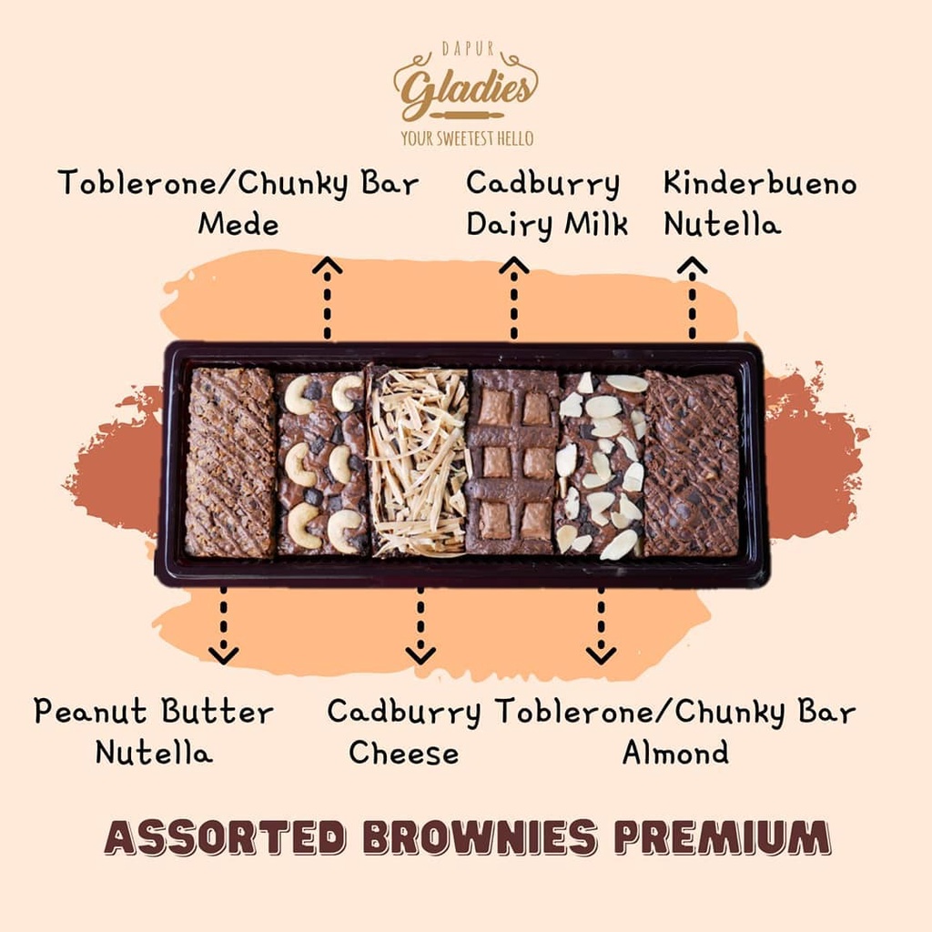 

RB22 Brownies Assorted Premium
