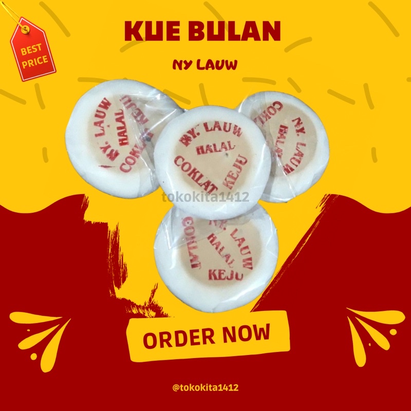 Kue Bulan Ny Lauw Asli Tong Cu Pia Mooncake Phia Kue Roda Halal