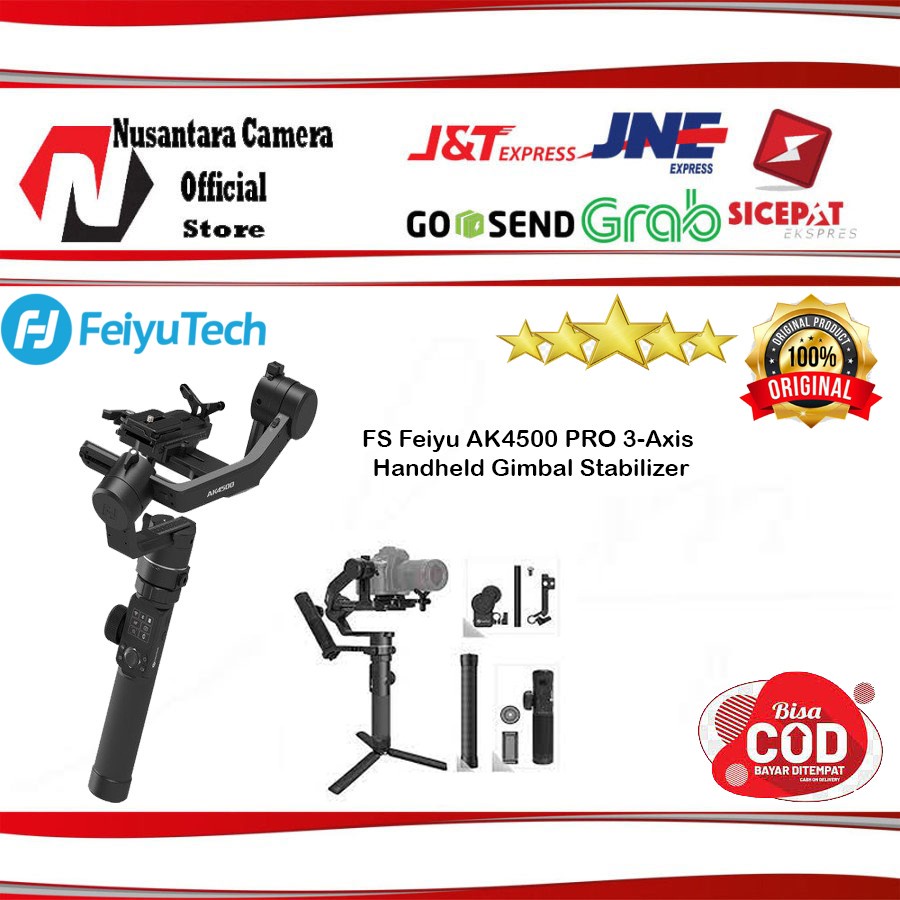 Feiyu AK4500 PRO 3-Axis Handheld Gimbal Stabilizer