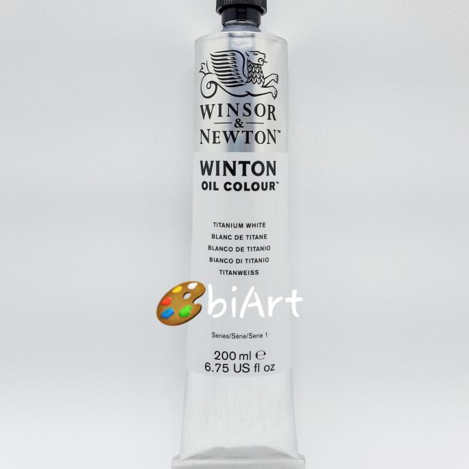 

TERLARIS CAT MINYAK WINTON OIL COLOUR 200 ML TITANIUM WHITE WINSOR & NEWTON PERALATAN MELUKIS ART