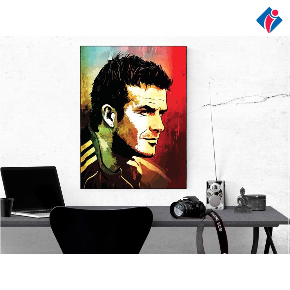 Hiasan Dinding Wall Decor Dekorasi Bola Olahraga David Beckham Hiasan Gantung Gambar Pajangan Rumah 